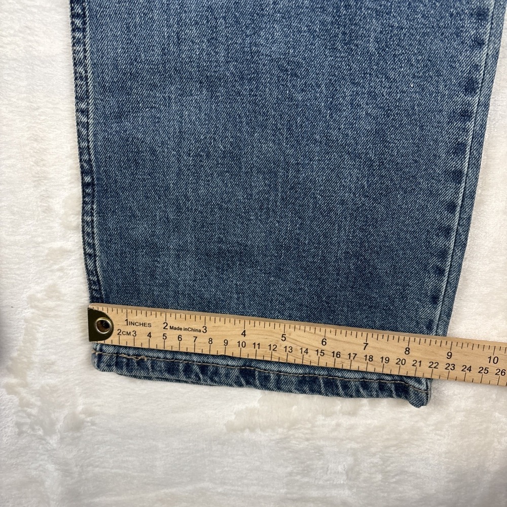 Wrangler Womens 11x34 Retro Boot Cut Jeans Dark Wash Blue Stretch Rodeo Concert - Picture 8 of 15